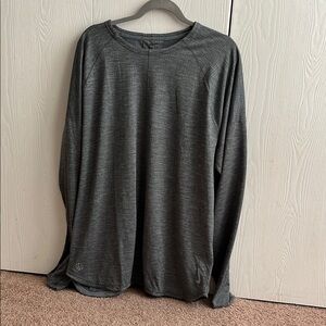 Men's Gray Long Sleeve Shirt